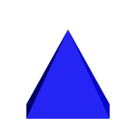 Pyramide bleue Langage de Lumière