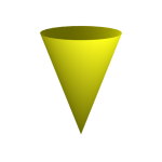 cône jaune Langage de la Lumière