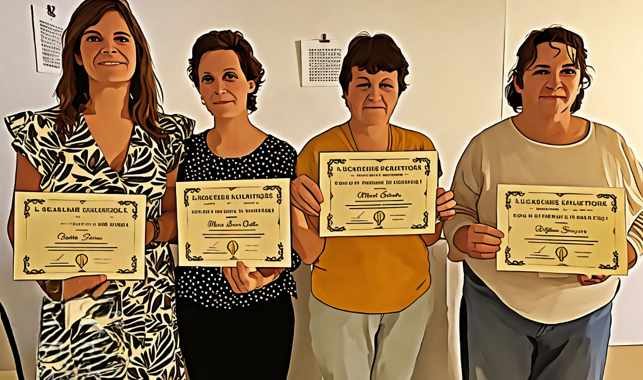 Diplômés célébrant leur certification de Coach et Thérapeute Holistique après un programme transformateur de 21 jours à l’Académie Holistique