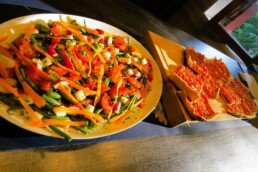 Repas végétariens à l'Académie Holistique