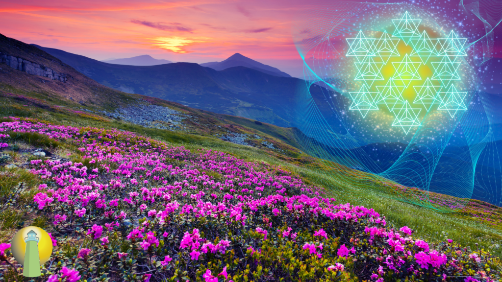 Image symbolique de la restructuration énergétique intérieure menant à la transformation de la vie extérieure.