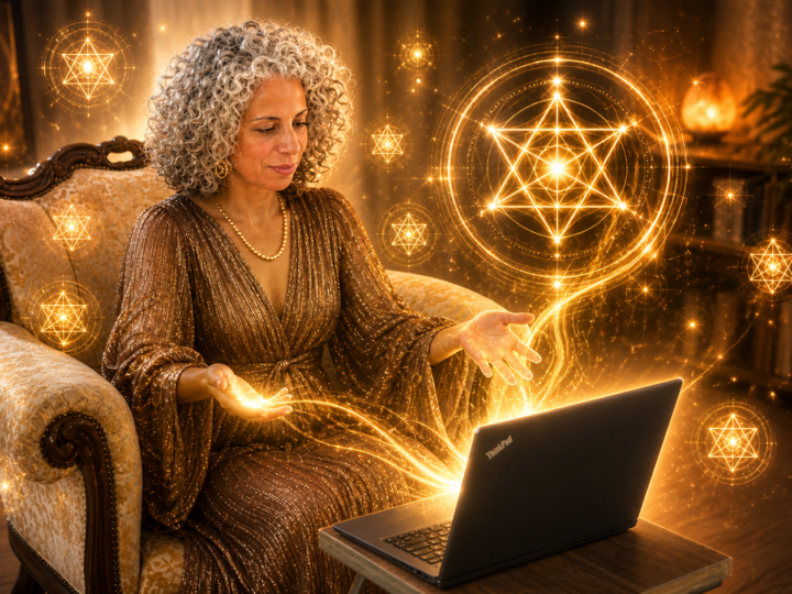 Formation en Langage de Lumière avec Naama Gabbay, pour apprendre à canaliser des fréquences de guérison, la communication intuitive et la transformation spirituelle.